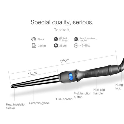 CERAMIC GLAZE CURLING WAND - darrenhills